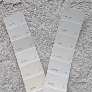 How to match stucco color fan deck