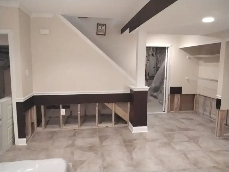 Water Damaged Basement - Water Main Failure