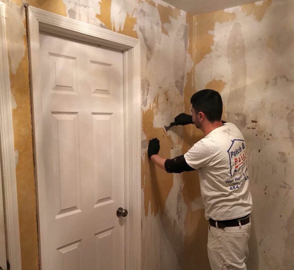 Drywall Repair after Wallpaper Removal