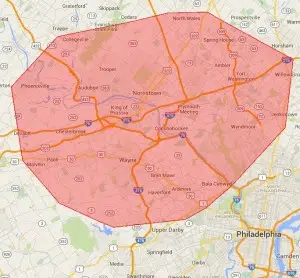 service area map