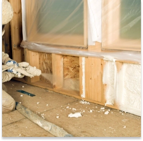 installing new insulation
