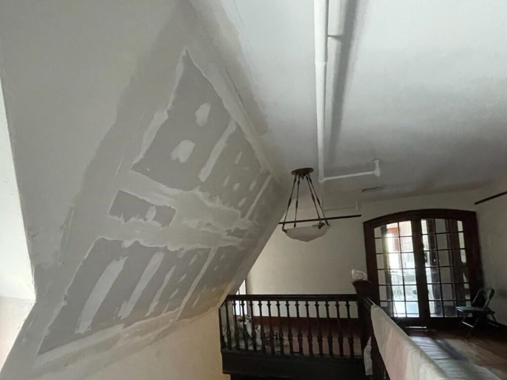 Plaster Ceiling Repair with Drywall