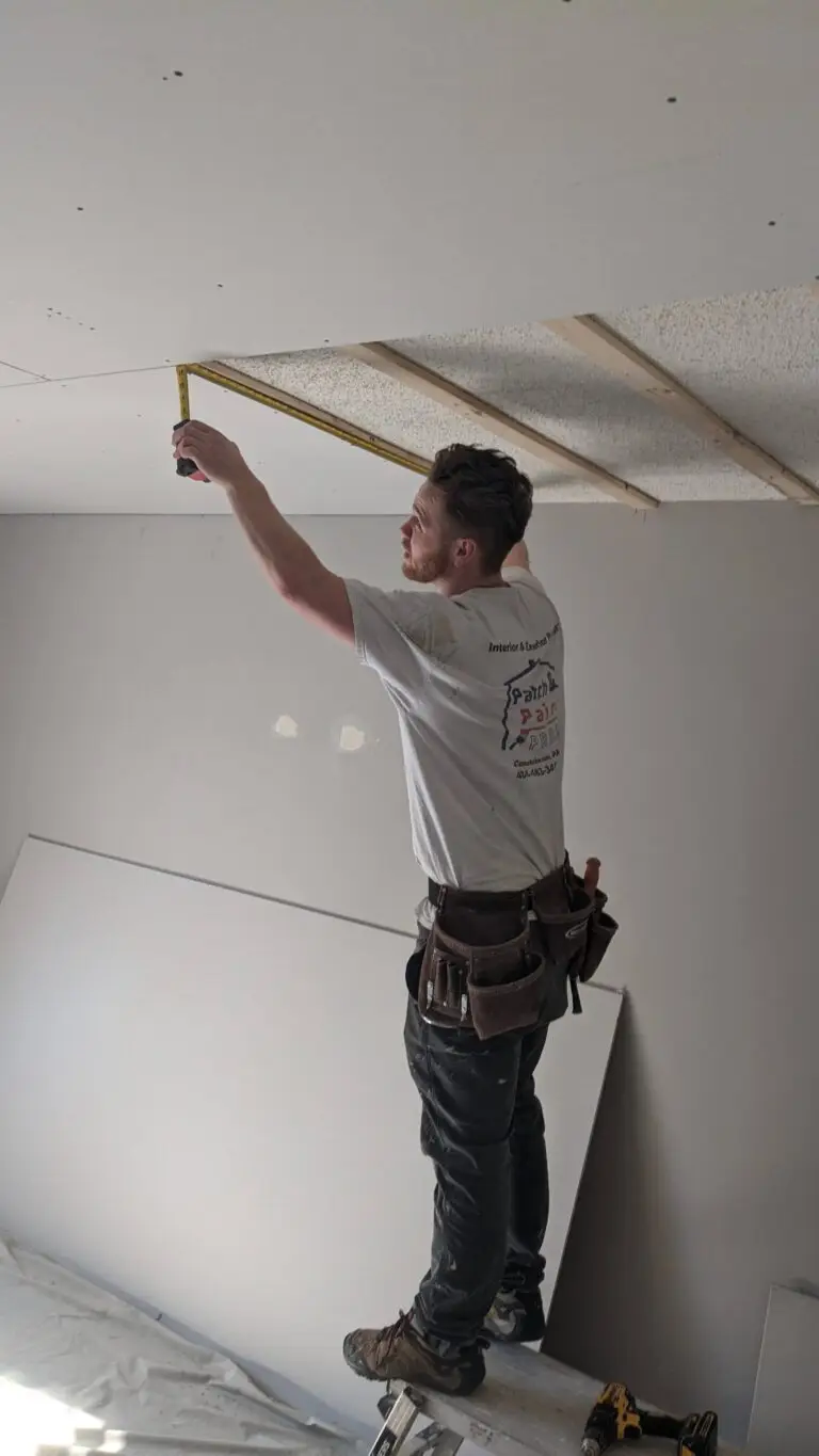 Ceiling Repair Contractor Hanging Drywall