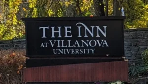 The Inn at Villanova Sign in 19085